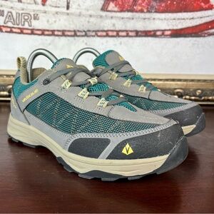 Vasque Ultra Dry Waterproof Hiking Shoes Size 6Y Women’s 7.5 Grey Teal